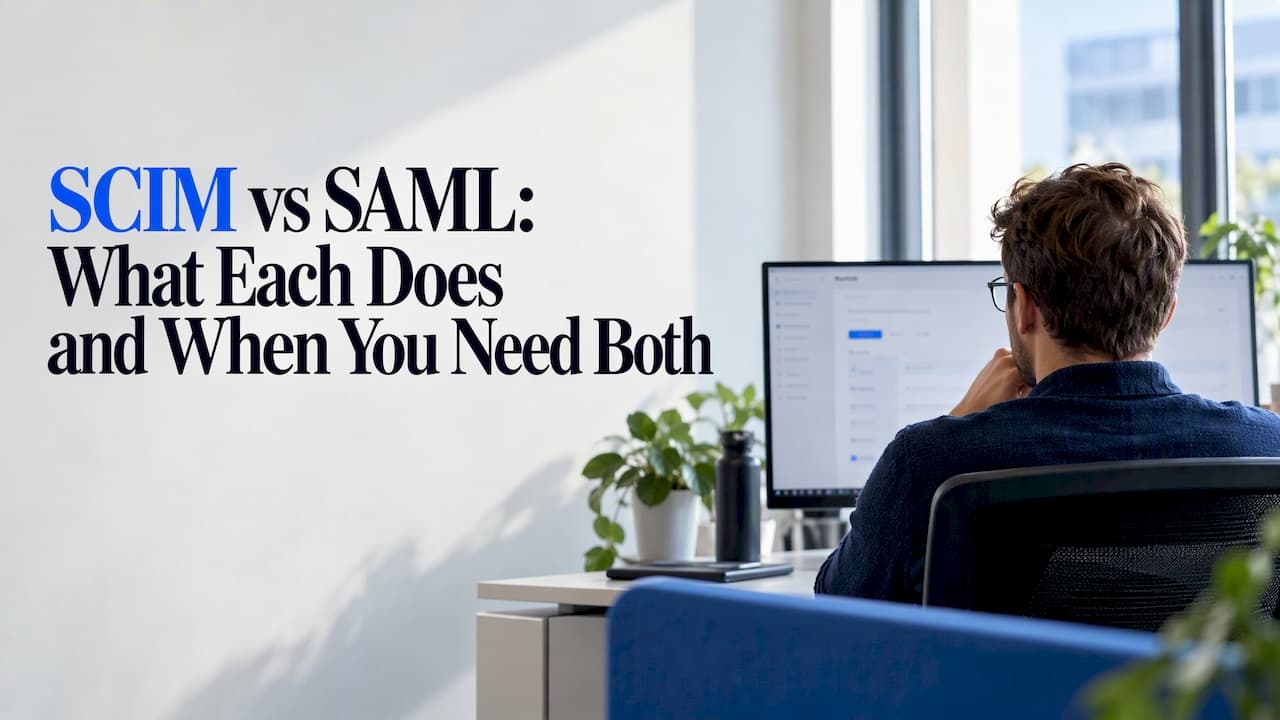 SCIM vs SAML: What Each Does and When You Need Both